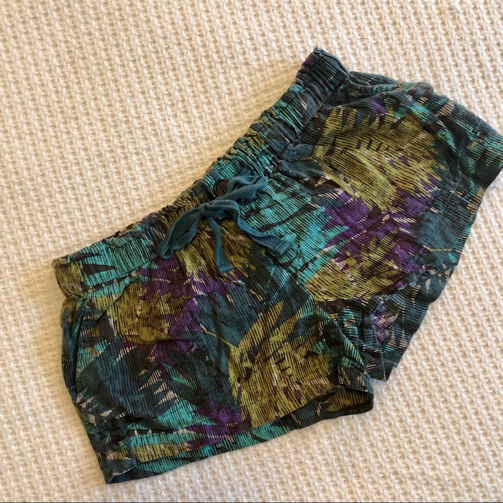 Patterned Beach Shorts